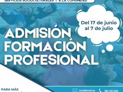Admisión FP Curso 2026-2027
