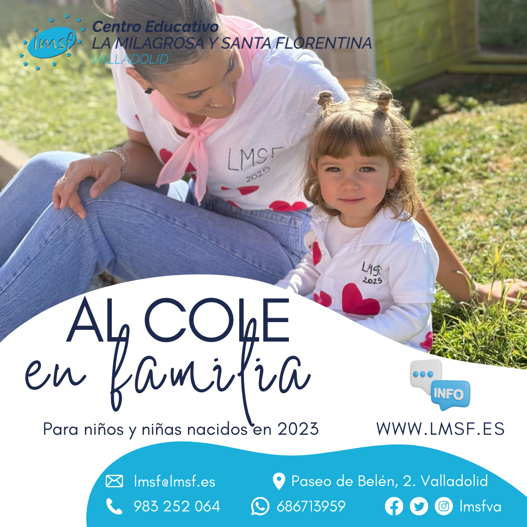 Al cole en familia: propuesta para nuevas familias (nacidos en 2023)
