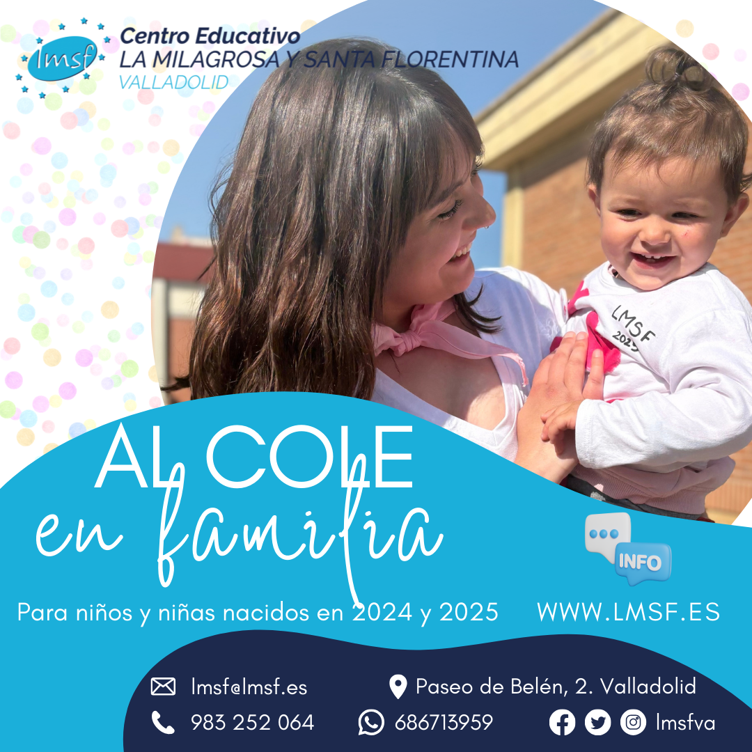 Al cole en familia: propuesta para el Primer Ciclo de Infantil (nacidos en 2024 y 2025)